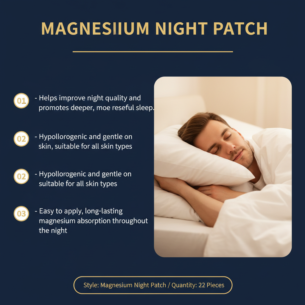 NiteFix Magnesium Night Patch - Infographic